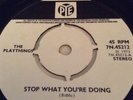 THE PLAYTHINGS- STOP WHAT YOU'RE DOING- EX