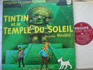 TINTIN Le temple du soleil CANADA ORIG 1972  PHILIPS Vinyl LP 30cm 12