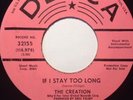 The Creation 45 Nightmares If I Stay Too Long Mod Beat Psych Decca Promo VG+