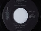 Funk Jazz 45 WENDELL HARRISON & TRIBE Farewell To The Welfare TRIBE VG+ HEAR