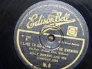 78 rpm BILLY MERRIN COMMANDERS i like to go back in the evening / say yes cherie