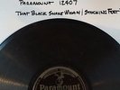 Blind Lemon Jefferson 78 record. Black Snake Moan. Paramount 12407