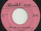 DETROIT NORTHERN SOUL-REVILOT 222-J.J. BARNES-OUR LOVE IS IN THE POCKET-45-RARE