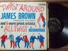JAMES BROWN 5 OTHER ARTISTS TWIST AROUND NIGHT TRAIN KING US DJ PRESSING '61 NM
