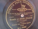 78 RPM AGUSTARELLO AFFRE PAULINE AGUSSOL ROMEO ET JULIETTE GC 34004 (1902)
