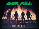 Overkill ?- Feel The Fire - Megaforce Records ?- MRI 1469 - US 1985 - LP [NM]