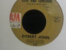raindrops love and sunshine  robert john  us a & m  orig.