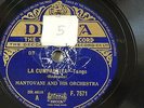78rpm MANTOVANI la cumparsita / jealousy , tango