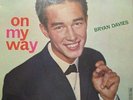 BRYAN DAVIES - ON MY WAY - AUSSIE 1962 ORIGINAL RED & GOLD H.M.V RECORD