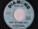 BEACHCOMBERS: Surfin' The Summer Away / This Is My Love 45 (dj) rare Oldies