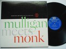 THELONIOUS MONK GERRY MULLIGAN Meets NM RIVERSIDE RLP 12-247 small label DG LP