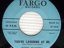 BOBBY MAXWELL & EXPLOITS You're Laughing At Me 1959 machineStamp Doo-Wop 45 e212