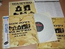 JON BON JOVI JAPAN MAXI EP + POSTER BAG - WANTED DEAD OR ALIVE + OBI in MINT