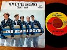 BEACH BOYS Ten Little Indians 1962 45 rpm Record W/Picture Sleeve Capitol 4880