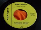 Rare Surf 45 : Bobby Francis   Summer's Comin'   At The Beach   Centaur 107