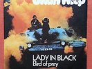 URIAH HEEP-LADY IN BLACK/BIRD OF PREY RARE ITALY 7'' PS 1971 VERTIGO EX/NM