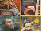 Marvin Gaye: solo (4), mit Tammi Terrell (2), Diana Ross (1); 7 LPs, 1965-82