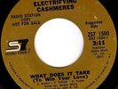 ELECTRIFYING CASHMERES - WHAT DOES IT TAKE - NORTHERN SOUL CROSSOVER 45 - HEAR