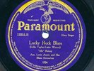 MA RAINEY with LOVIE AUSTIN on 1924 Paramount 12215 - LUCKY ROCK BLUES