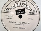 Rare Rockabilly 78-Curtis Gordon-Rompin' & Stompin'- 1953 RCA  E+ to NM DJ