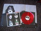 Kiss - Dynasty ... red vinyl + poster ... german release, mega-rare & top