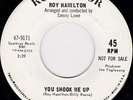 Northern Soul - Roy Hamilton - You shook me up - Original US RCA Victor DEMO