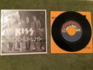 KISS japan rock n roll all nite version #4 writing at bottom of sleeve in silver