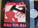 VG+ Metallica Kill Em All Megaforce MRI 069 Silver Label ORIGINAL LP VPI Cleaned