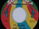 Northern Soul 45 BOBBY WILLIAMS It's All Over SURE SHOT HEAR