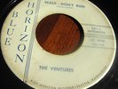 THE VENTURES   Walk, Don't Run/Home 1st   RARE   garage/surf   BLUE HORIZON 101