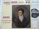 BACKHAUS Beethoven CONCERTO 5 EMPEROR Stereo ORIG UK DECCA SXL 2179 ED1 2E/2E LP