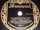 JAZZ FOX TROT Ben Bernie Orch BRUSNWICK 3444 Four Leaf Clover / Ain't She Sweet