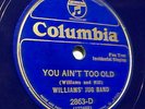 Blue Wax Columbia 2863-D Williams' Jug Band-Organ Grinder Blues