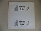 MARY'S FOLK...LP.. FOLK COMP.WUDWINK RECORDS..SIGNED.PRIVATE PRESS