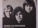MADE IN SWEDEN: I Don't Care / Sunset 45 (Sweden, VG+ PS close to M-) Rock & Po