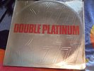 KISS DOUBLE PLATINUM  LP SILVER COVER EMBOSSED INNER GATEFOLD KISS ARMY INSERT