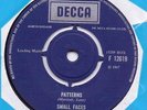 Small Faces Patterns  Decca F.12619 VG+ plays well