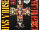 GUNS N' ROSES - APPETITE FOR DESTRUCTION LP rarer CROSS sleeve design