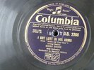 78rpm DINAH SHORE i got lost in his arms / doin what comes naturally