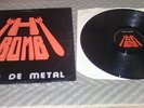 H Bomb   Coup de Metal  Mini LP + Lyricpaper auf rave on Recoprds RMLP005 nearM