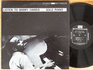 Rare Original Press JAZZ-Listen To Barry Harris…Solo Piano-Riverside-WOW