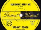 SPOOKY TOOTH 45: SUNSHINE HELP ME/WEIRD  AUSSIE FESTIVAL 2172  NM/NM  1967