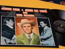 JOHNNY CASH & JERRY LEE LEWIS LP SING HANK WILLIAMS ORIG BLACK SUN EX LAMINATED