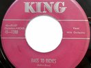BILLY WARD & DOMINOES / JACKIE WILSON 45 Rags To Riches DOO WOP Original cc1066