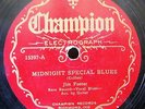 (R) FOSTER JIM Blues 78rpm US Champion 15397 Midnight Special Blues/Dark Cloudy