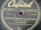 78rpm TEX RITTER onward christian soldiers / the fiery bear