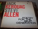 JACK KEROUAC Poetry for the Beat Generation w/STEVE ALLEN, piano HANOVER LP VG+