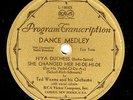 TED WEEMS  1933 Dance Medley LP Program Transcription RCA Victor L-16025 V+ con.