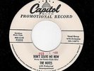 RARE DOO WOP/POPCORN-NOTES-CAPITOL 3332-DON'T LEAVE ME NOW/CHA JEZEBEL