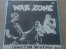WARZONE lower east side crew EP 2nd Press madball judge cro-mags sXe NYHC REV #1